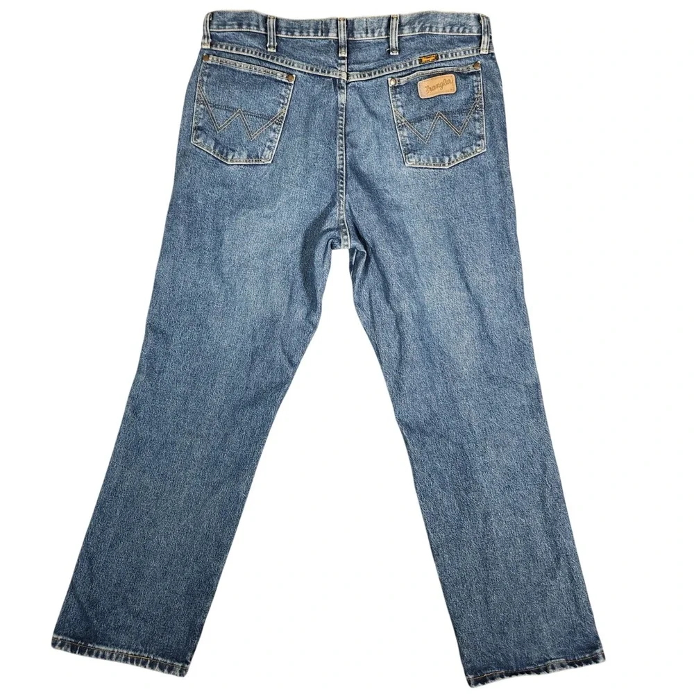 Wrangler Jeans Mens 38X30 Blue George Strait Cowboy Cut 31MGSHD Denim Cowboy Cut